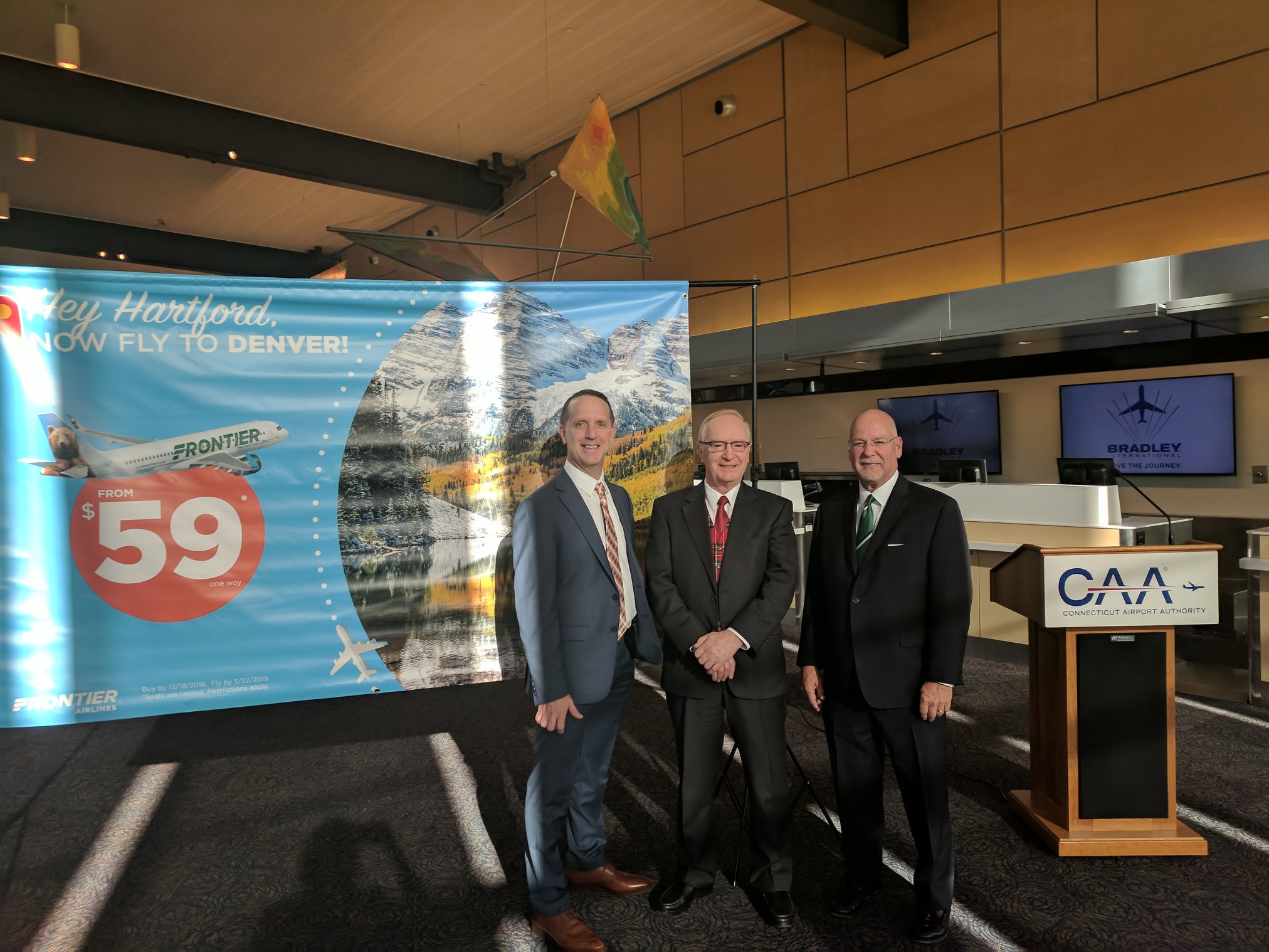 Bradley International Airport Welcomes Frontier Airlines’ Expansion