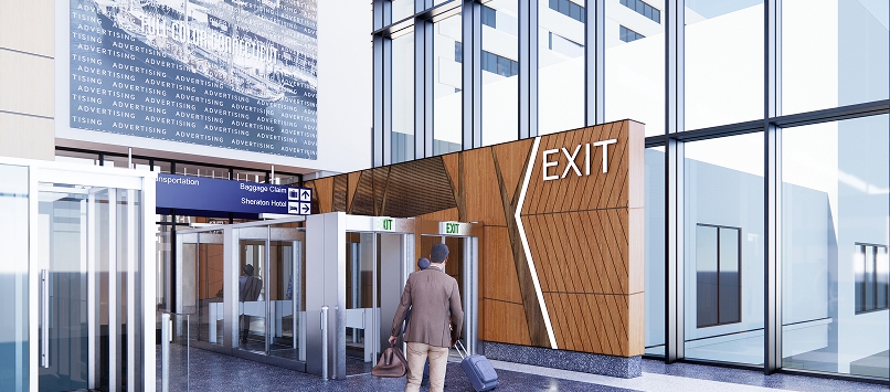 airport exit