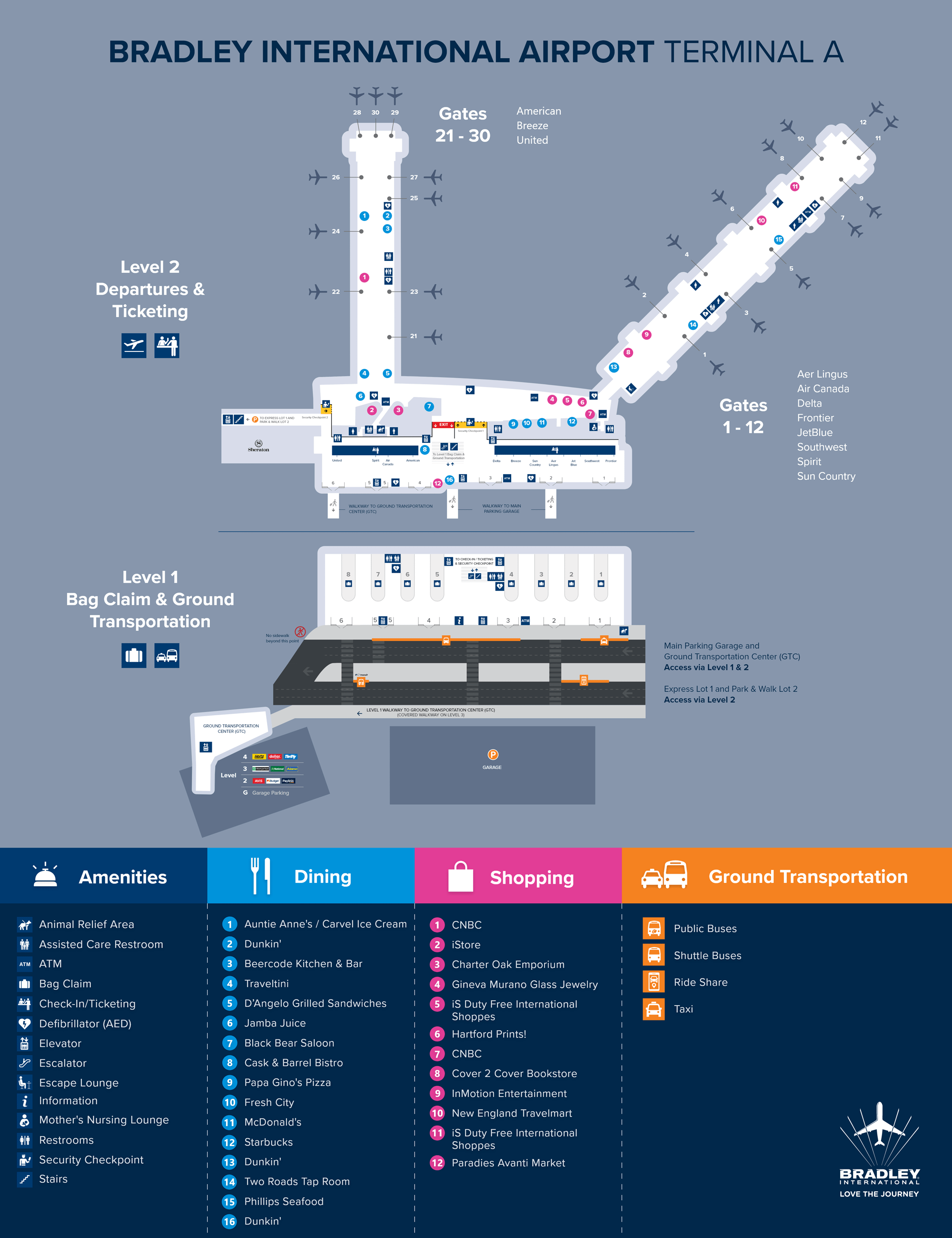 Airport Terminal Map