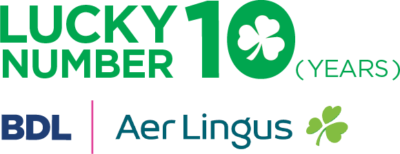 Lucky Number 10 (years). BDL + Aer Lingus